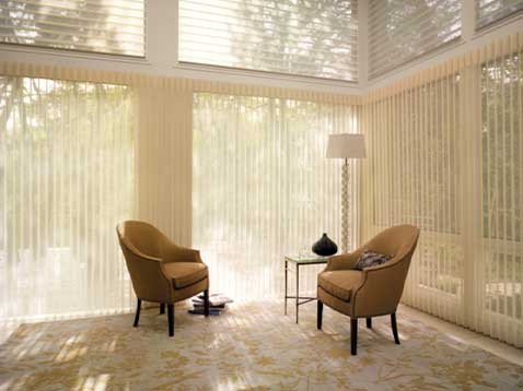 Sitting room with soft lighting